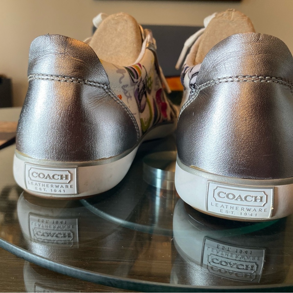 Coach Multicolor Graphic Sneakers - Picture 3 of 5